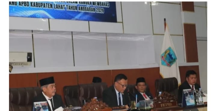 Rapat Paripurna Bupati Dan DPRD Sepakati APBD Kabupaten Lahat Anggaran 2026.