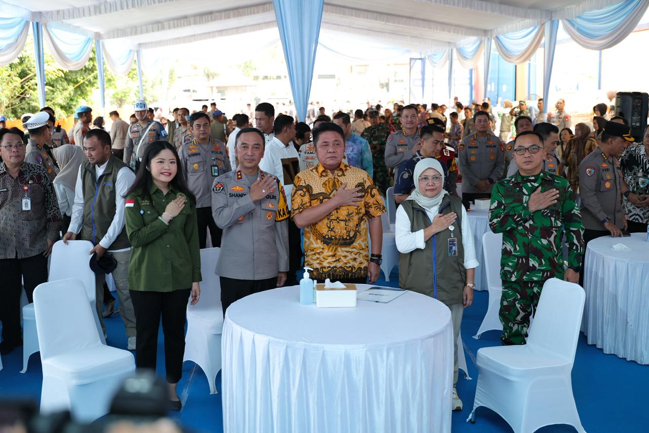 Kapolda Sumsel Pimpin Gerakan Pangan Murah, 135 Ton Beras Disalurkan Jelang Lebaran.