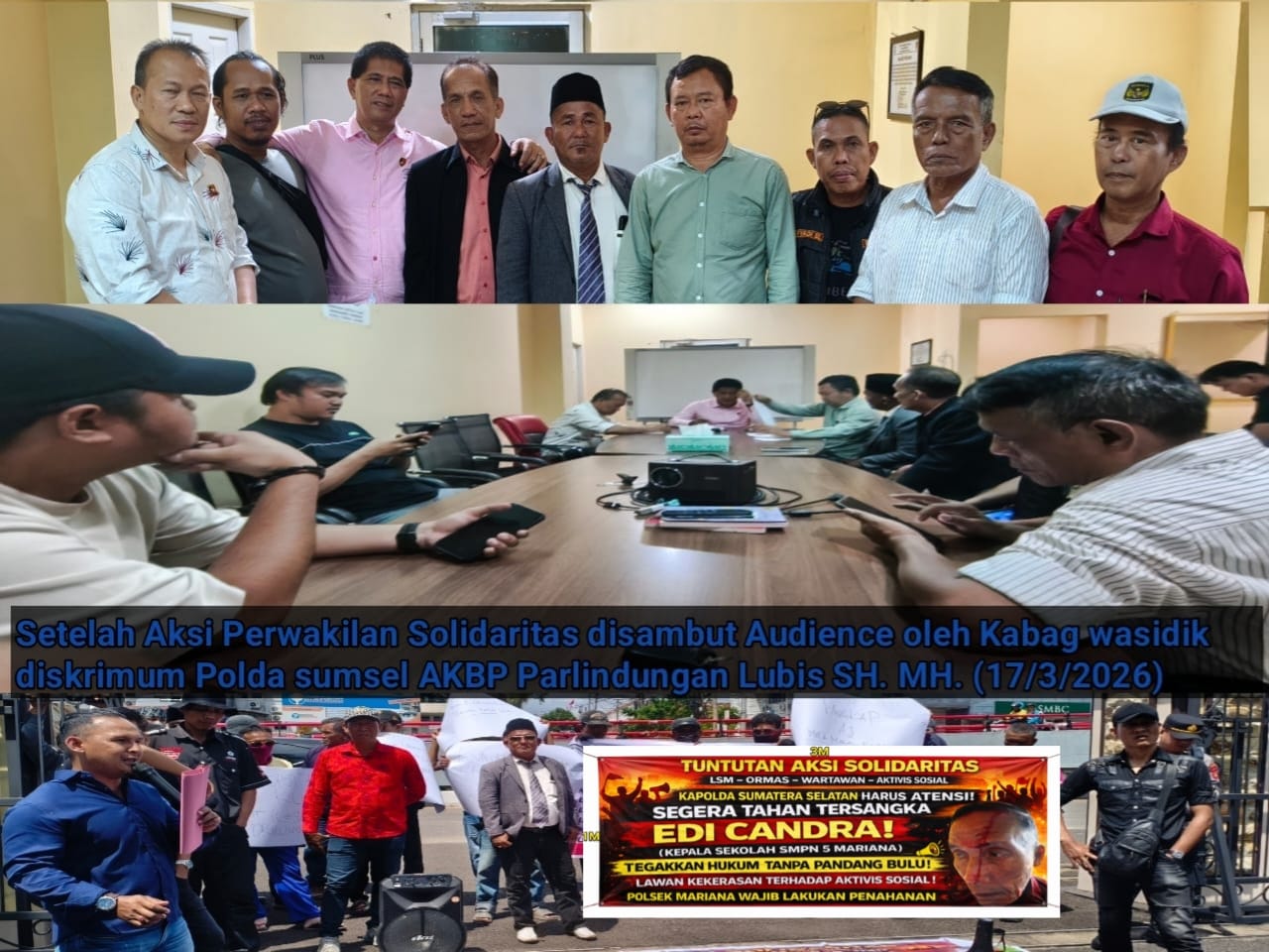 Tersangka Kepsek SMPN 5 Banyuasin Masih Bebas, Aktivis Naikkan Tekanan Penahanan.