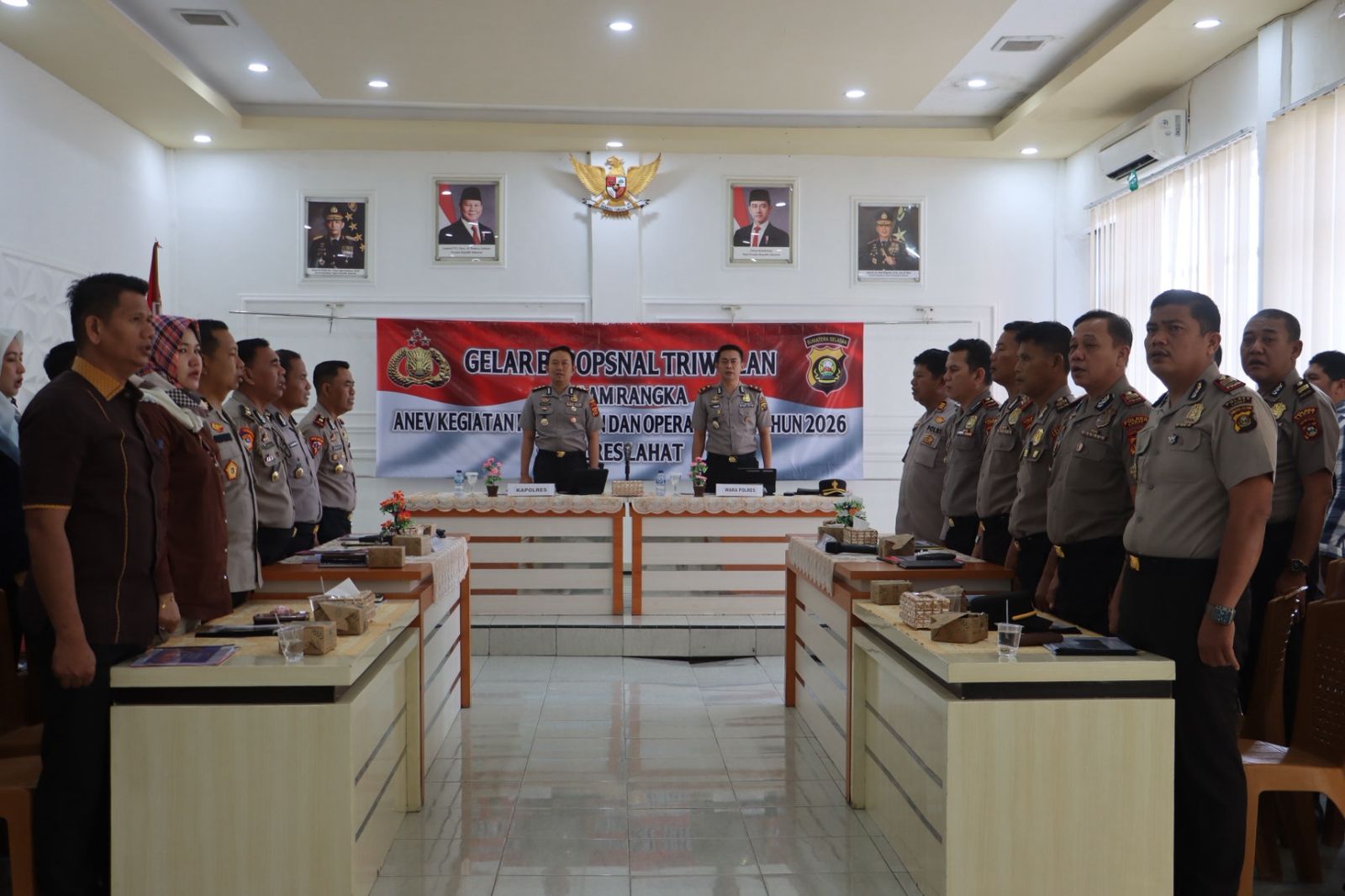 *Kapolres Lahat Pimpin Gelar Bin Opsnal(GO)Triwulan 1 Tahun 2026*