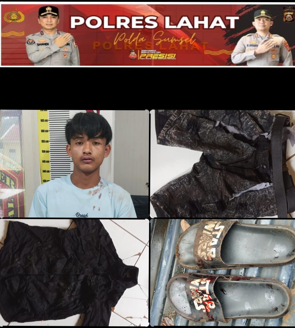 *Polres Lahat Berhasil Amankan Pelaku Pembunuhan Di Pajar Bulan*