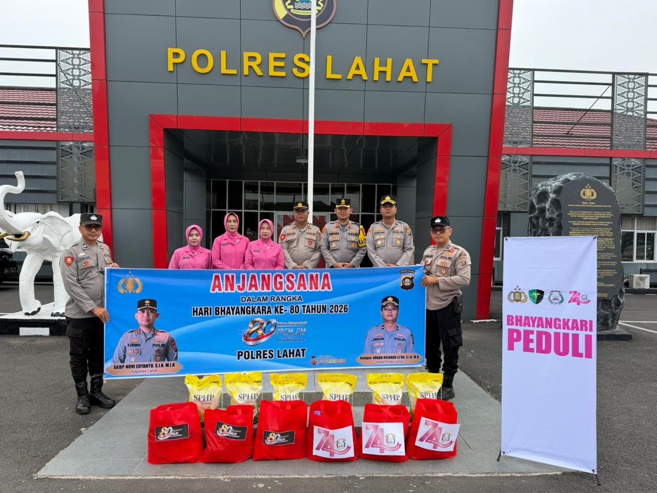 *Polres Lahat Laksanakan Anjangsana Kepada Purnawirawan,Semangat Hari Bhayangkara Ke-80*