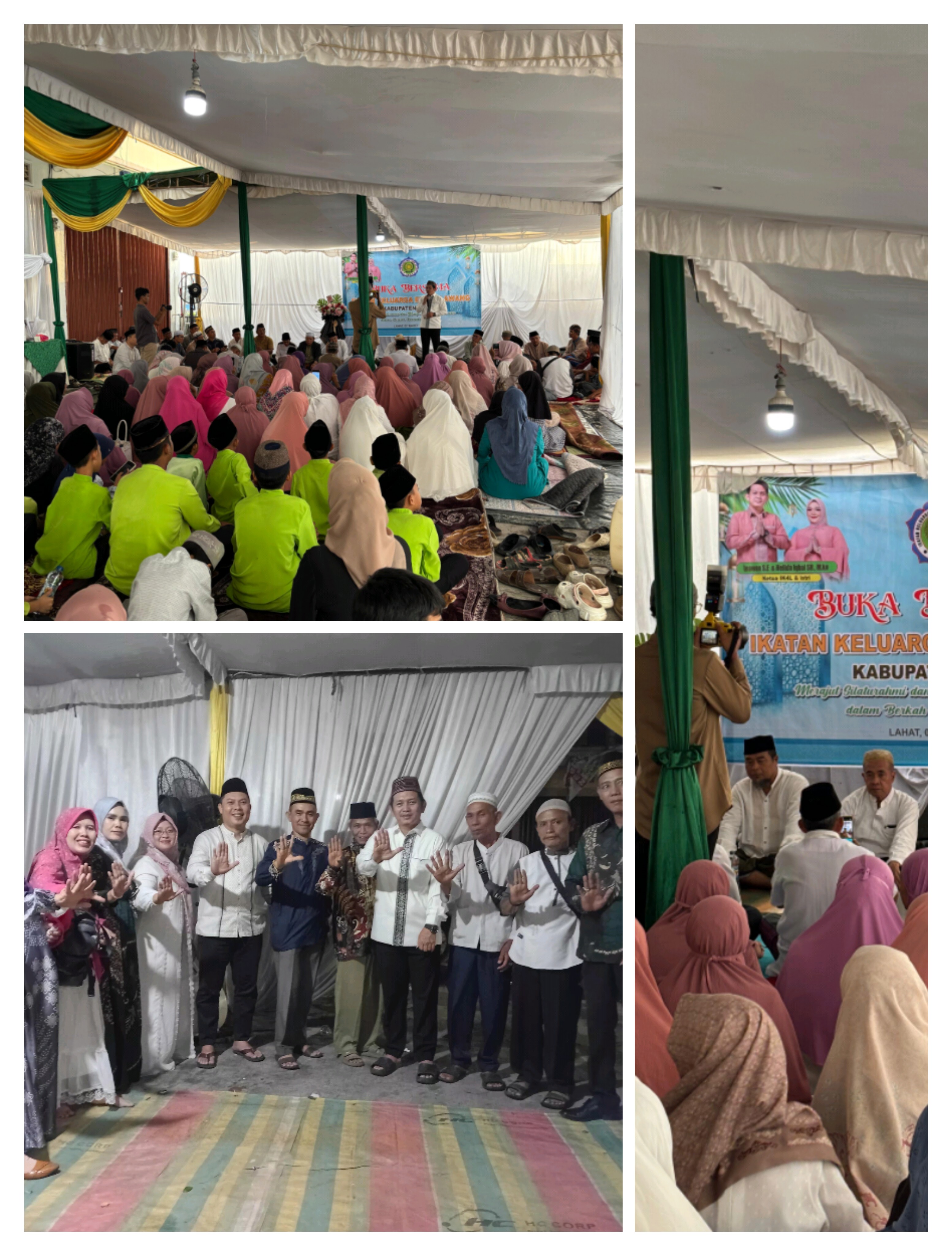 Mempererat Silaturahmi, IK4L Kabupaten Lahat Gelar Buka Bersama dan Santuni Anak Yatim Piatu dari Sa
