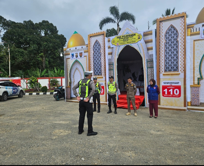 Lalu Lintas Mulai Meningkat Arus Mudik OPS Ketupat Musi 2026 Polres Lahat.