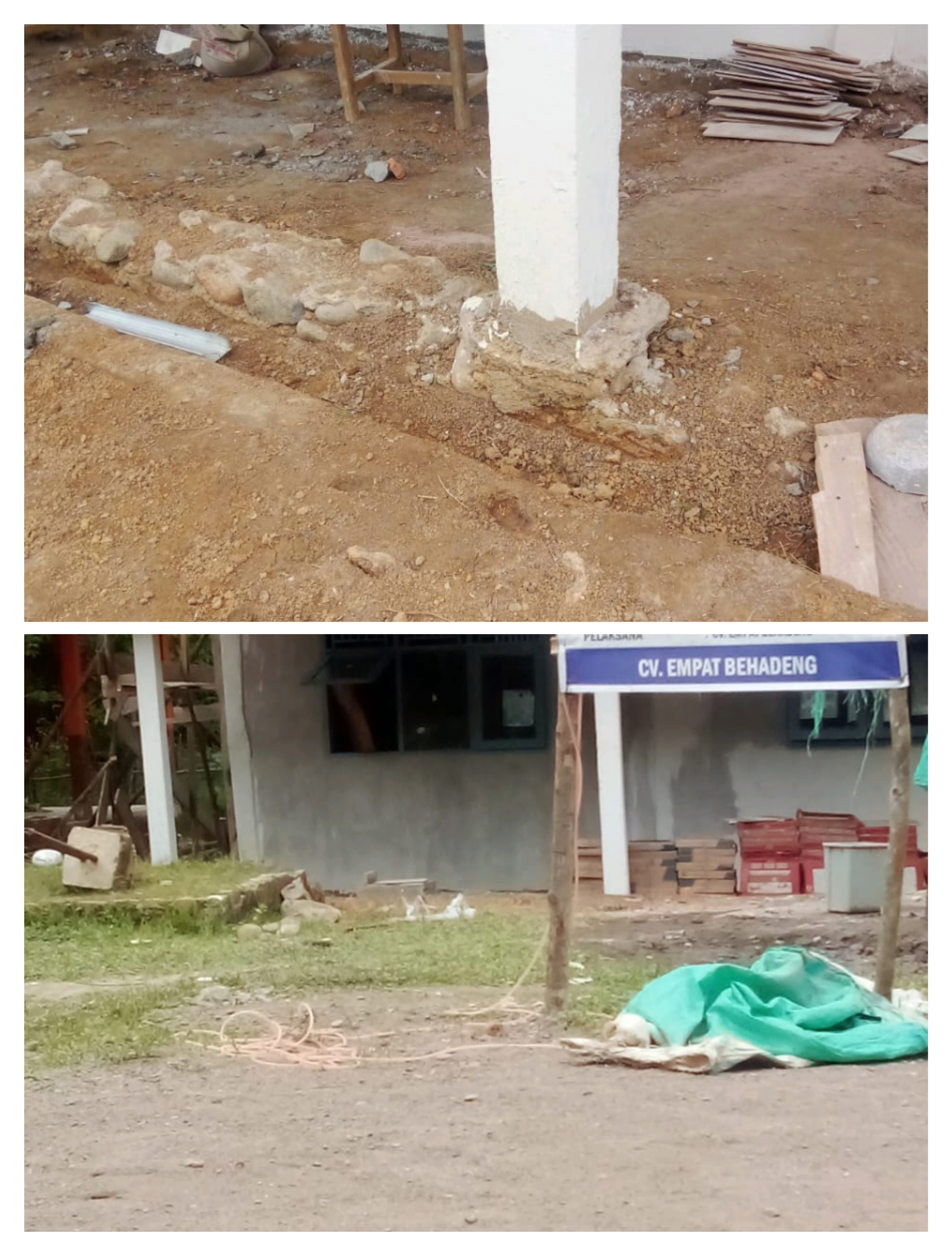 *Proyek Pembangunan Ruang Kelas Baru SD N 1 Pseksu Diduga dikerjakan Asal-Asalan*