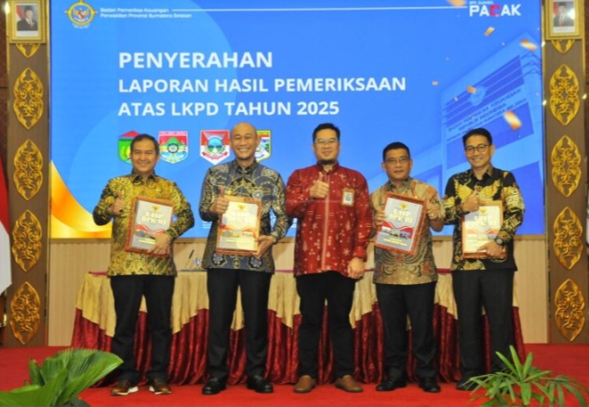 *Pemkab Muratara Raih WTP Ke-9 Dari BPK RI Sumsel*