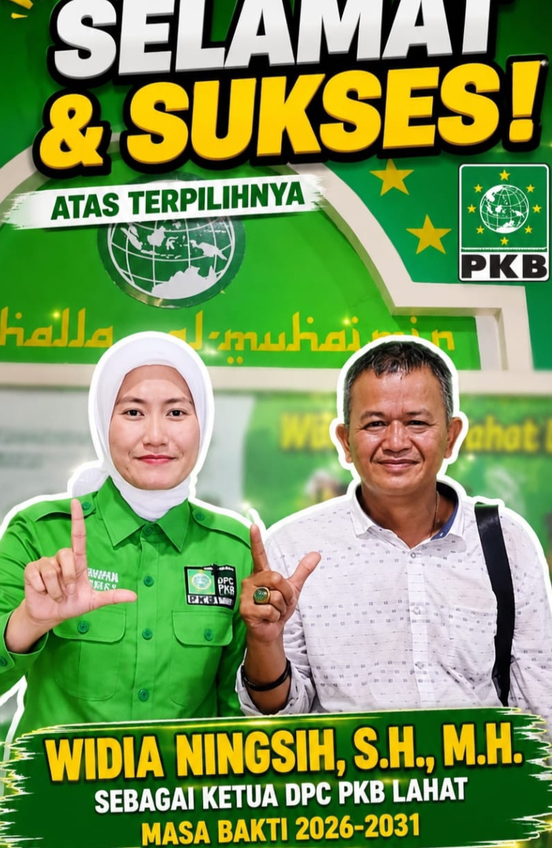 *Ucapan Redaksi & LAPSI Lahat Selamat, Widia Ningsih Resmi Pimpin PKB Lahat Periode 2026-2031*