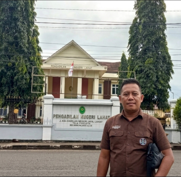 *Digugat Sengketa Lahan,Meriansyah Jalanin Sidang,PN Lahat Agenda Penetapan Pencabutan*