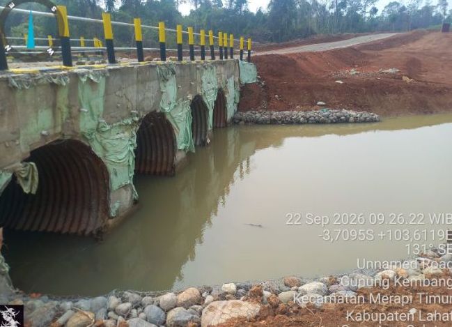 *Tingkatkan Aksesibilitas Dan Cegah Banjir,PT.ALR Rampungkan Jembatan Puntang DiLahat*